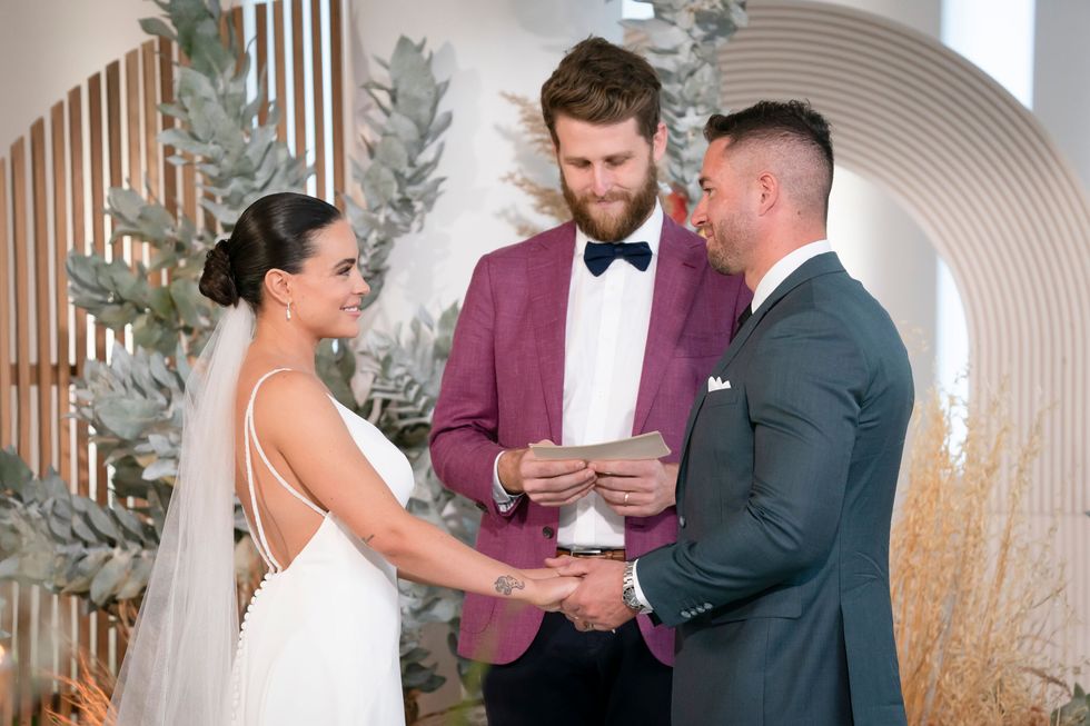 Bronte et Harrison se marient dans la saison 10 de Mafs Australia
