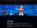 Le gouverneur de la Banque du Canada, Tiff Macklem.  La croissance des salaires est un sujet de préoccupation pour les décideurs politiques du pouvoir central alors qu'ils tentent de freiner l'inflation.