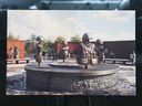 Une représentation artistique du nouveau monument national dédié à la mission du Canada en Afghanistan est photographiée lors d'une annonce au Musée canadien de la guerre à Ottawa le 19 juin 2023.