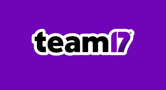 The Team17 logo on a bright, purple background.