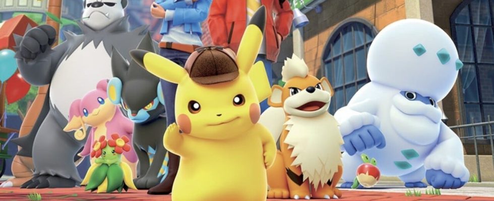 Graphiques japonais : le détective Pikachu fait le ménage pour ses débuts sur Switch