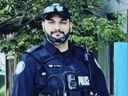 Police de Toronto, 23e Division Const.  Shumail Mian dans une image publiée sur les réseaux sociaux.
