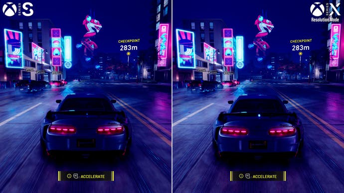 Capture d'écran de la Xbox Series X vs Series du Crew Motorfest