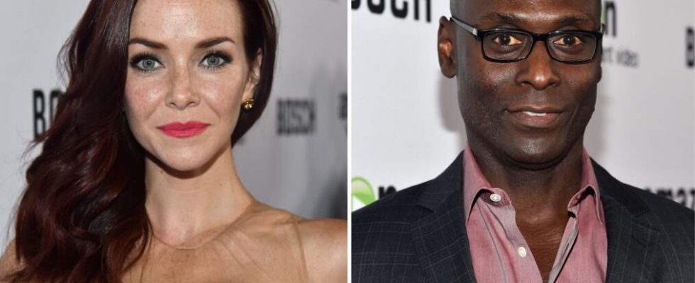 Annie Wersching & Lance Reddick arrives for the red carpet premiere screening for Amazon