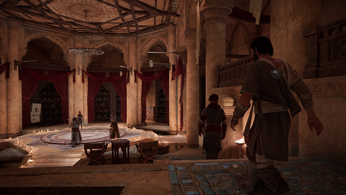 Une image d'Assassin's Creed Mirage (AC Mirage) dans le cadre d'un article sur la façon dont le jeu ne parvient pas à capturer un hommage PS3/360 que Dead Island 2 rend.