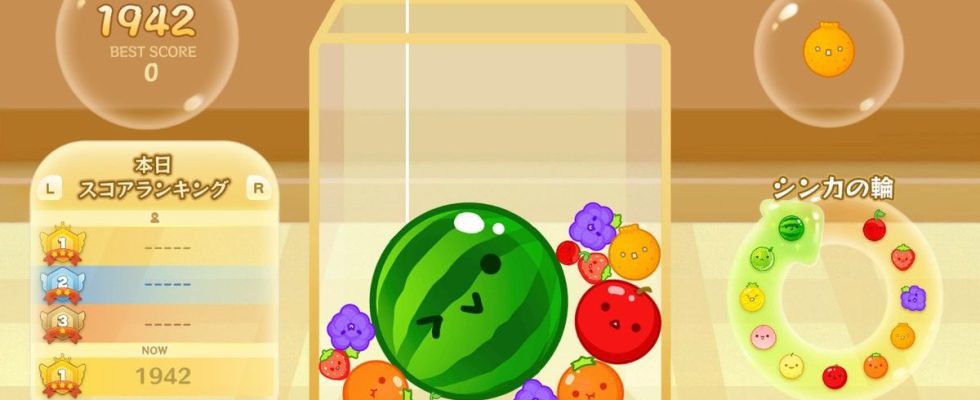 Watermelon Game, alias Suika Game, est lancé sur Nintendo Switch dans le monde entier