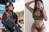 ELLE EST PRÉSENTÉE : La star d'OnlyFans, Natalia Fadeev, s'est enrôlée dans l'armée israélienne.  NATALIA FADEEV/TWITTER