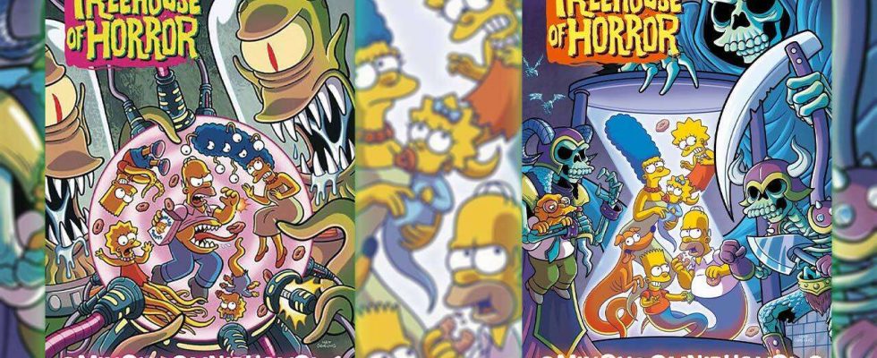Les omnibus de bandes dessinées Glow-In-The-Dark des Simpsons Treehouse Of Horror sont à prix réduit sur Amazon