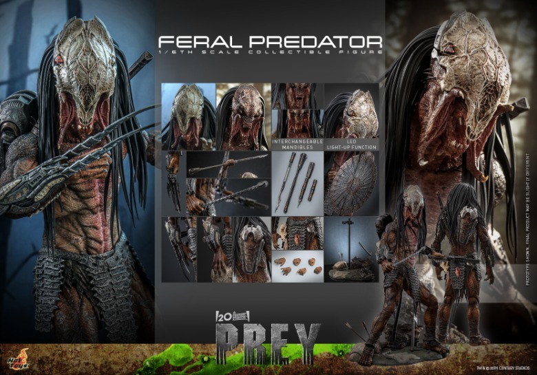 Figurine Hot Toys Prey Feral Predator