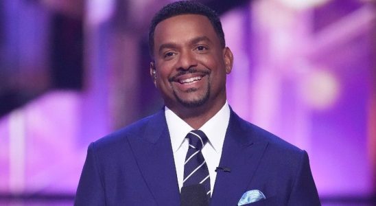 Alfonso Ribeiro hosting Dancing With the Stars for Disney 100 Night during Season 32.