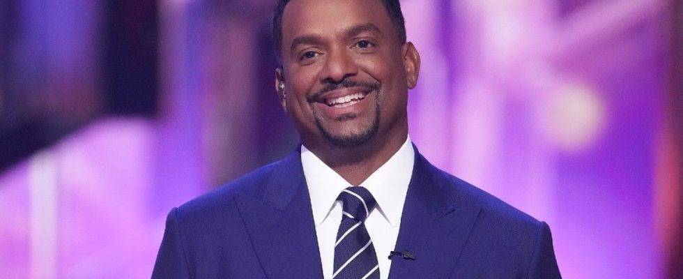 Alfonso Ribeiro hosting Dancing With the Stars for Disney 100 Night during Season 32.