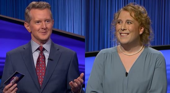 Ken Jennings and Amy Schneider on Jeopardy!