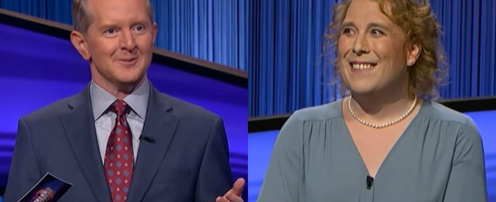 Ken Jennings and Amy Schneider on Jeopardy!