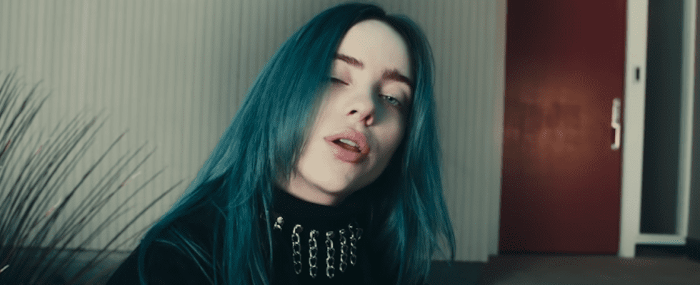 Billie Eilish in Bad Guy music video