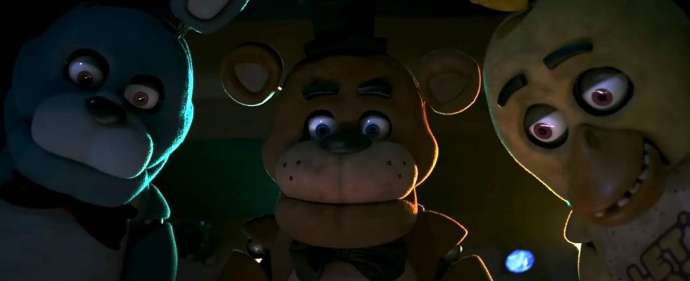 Freddy, Bonnie and Chica in Five Nights at Freddy