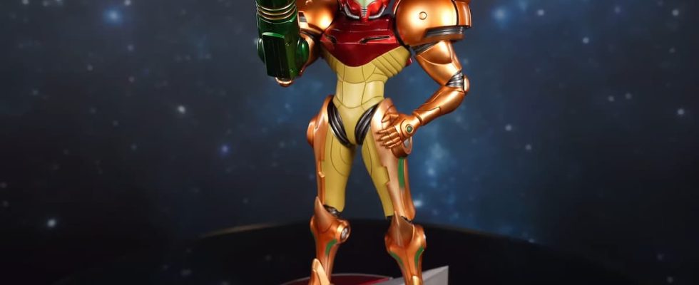 Cette statue First 4 Metroid Prime Samus est une bête