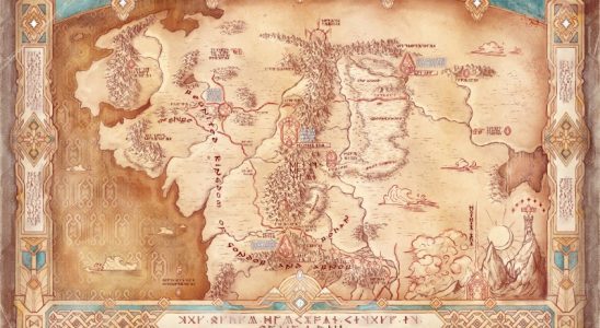 Découvrez la carte du monde finale du Seigneur des Anneaux : Retour à la Moria