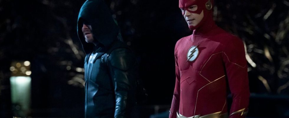 Oliver and Barry on The Flash on The CW