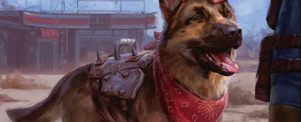 Dogmeat arrive dans Magic: The Gathering dans les decks Commander sur le thème de Fallout qui seront lancés l'année prochaine