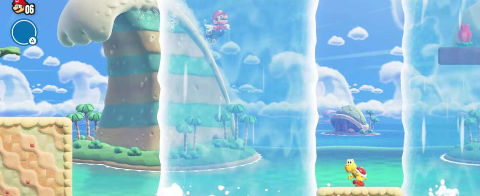 D'une manière ou d'une autre, Super Mario Wonder rend les niveaux d'eau vraiment bons