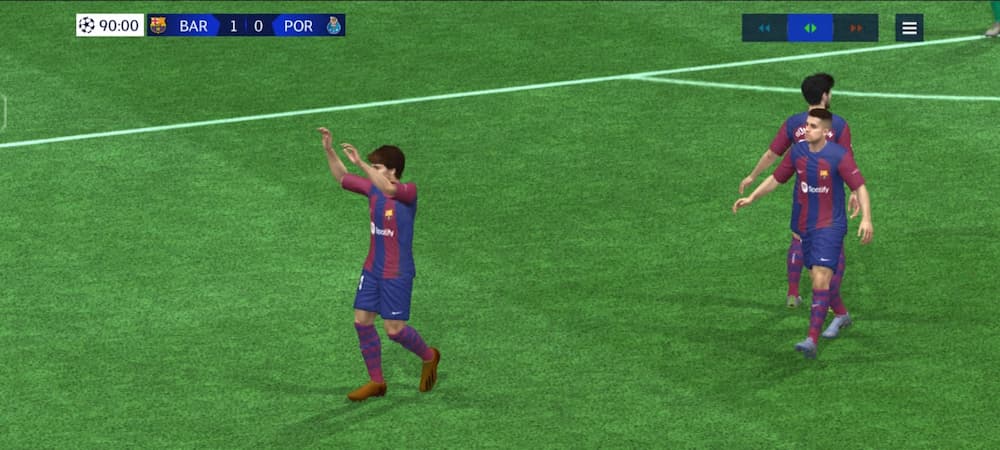 Gameplay d'EA Sports FC sur mobile