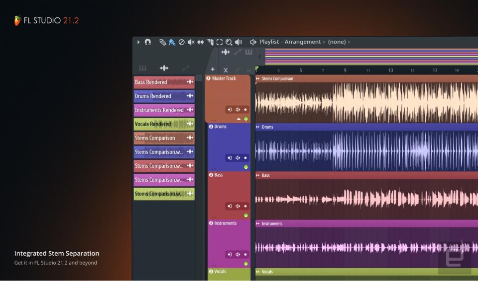 Séparation des tiges FL Studio 21.2.