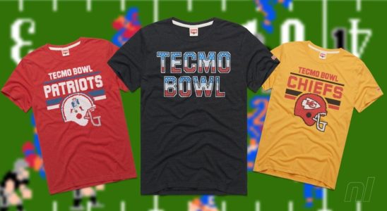 La gamme de vêtements Tecmo Bowl d'Hommage ressemble à un touché pour les fans de sports rétro