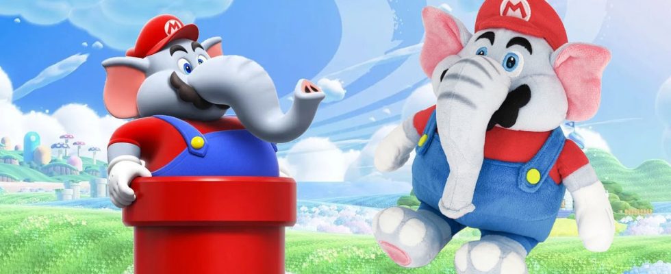 La peluche officielle Elephant Mario sortira l'année prochaine