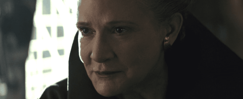 Carrie Fisher in The Last Jedi