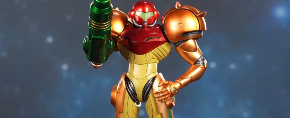 La statue Metroid Prime « Samus Varia Suit » des 4 premières figurines est maintenant disponible en précommande