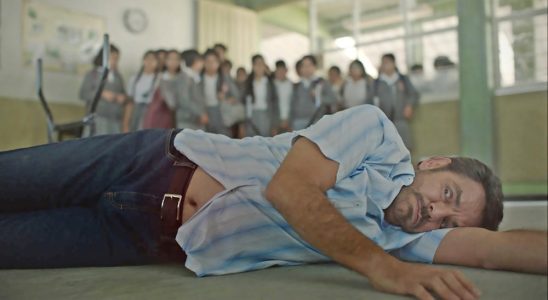 Eugenio Derbez appears in a still from Radical by Chris Zalla, an official selection of the Premieres program at the 2023 Sundance Film Festival. Courtesy of Sundance Institute