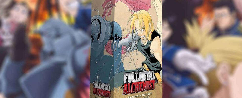 Le coffret complet du manga Fullmetal Alchemist en 27 volumes bénéficie d'une forte réduction