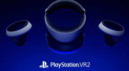 PlayStation VR2 headset and controllers.