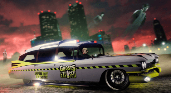 The Ghostbusters-style car in GTA Online.