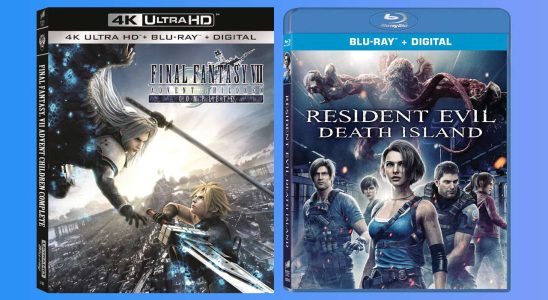 Plusieurs Blu-Rays amusants de Final Fantasy et Resident Evil sont en vente sur Amazon