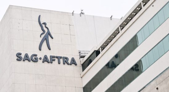 A view of the SAG-AFTRA building on Wilshire Blvd in Los Angeles, California on September 25, 2023.