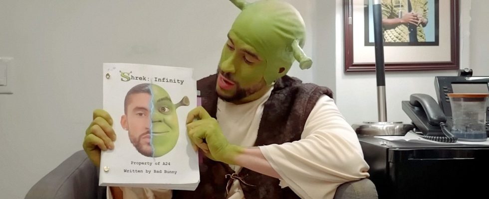 Saturday Night Live présente Shrek 5 d'A24, avec Bad Bunny dans le rôle de Shrek