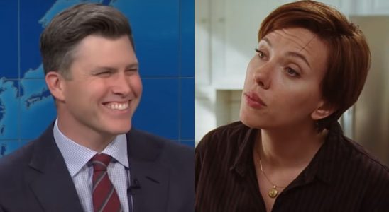 Colin Jost on SNL and Scarlett Johansson in Marriage Story.