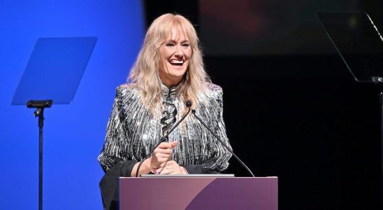 Shawna Trpcic speaks onstage at the 24th Costume Guild Designer Awards held at The Broad Stage on March 9, 2022 in Santa Monica, California. (Photo by Michael Buckner/Variety/Penske Media via Getty Images)