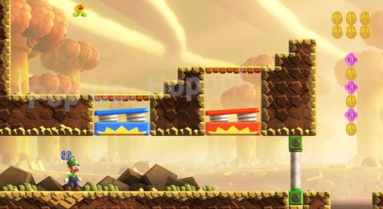 Super Mario Bros. Wonder : Monde 1 - Pause !  Pop-Up, Hoppo