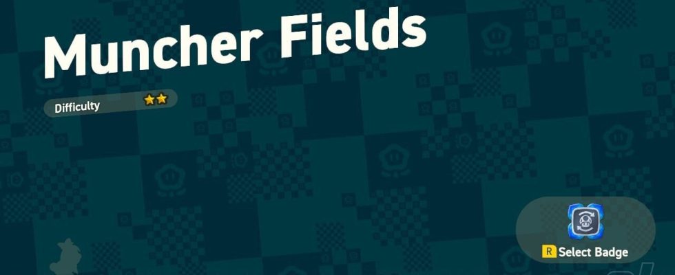 Super Mario Bros. Wonder: Petal Isles - Muncher Fields