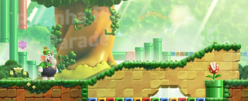 Super Mario Bros. Wonder: World 1 - Plantes Piranha en parade