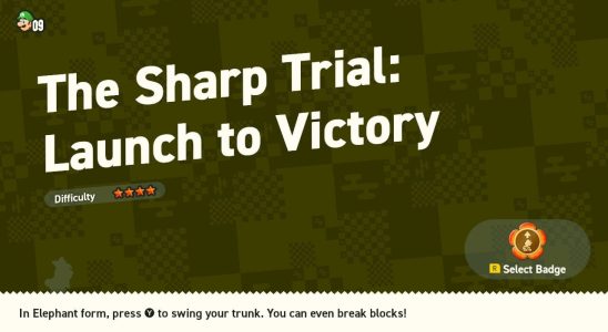 Super Mario Bros. Wonder : World 3 - The Sharp Trial : lancement vers la victoire