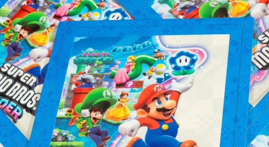 Super Mario Bros. Wonder « impression d'art encadrée » à gagner lors du lancement à minuit de Nintendo NY
