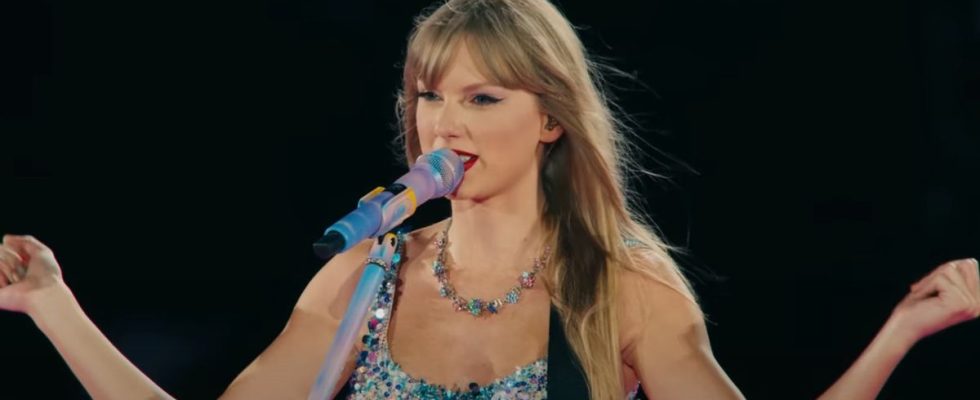 Taylor Swift a visité des tonnes de projections de la tournée Eras pour donner aux Swifties les discours les plus doux