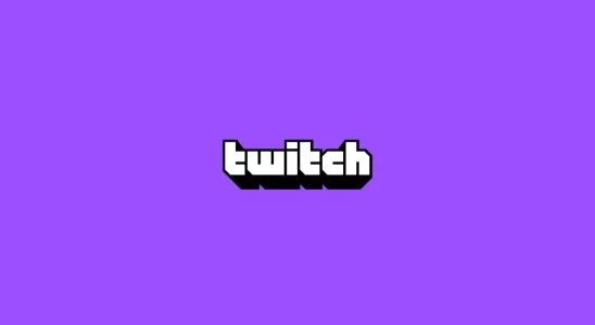 The Twitch logo on a bright, purple background.
