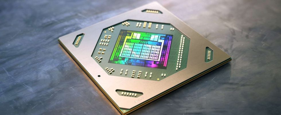 AMD Radeon RX 6700 XT die shot