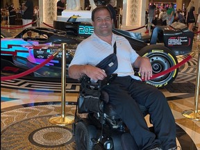 Rodney Hodgins est vu à Las Vegas sur une photo d’août 2023.
