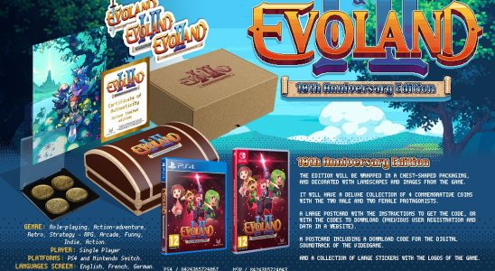 Sortie physique d'Evoland 10th Anniversary Edition Switch en route