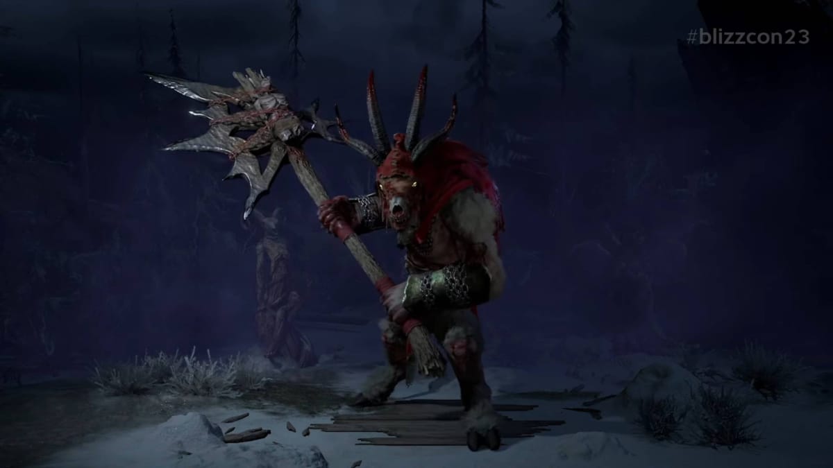 ​​​​Diablo 4 Midwinter Blight Horreur à capuchon rouge